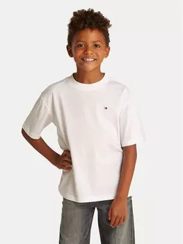 Футболка обычного кроя Essential Archive KB0KB09646 D Tommy Hilfiger, белый