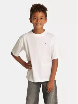 Футболка обычного кроя Essential Archive KB0KB09646 S Tommy Hilfiger, белый