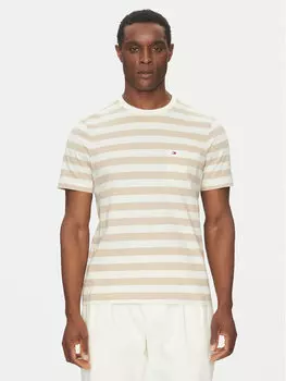 Футболка обычного кроя Essential MW0MW37283 Tommy Hilfiger, бежевый