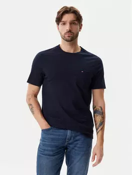Футболка обычного кроя Essential MW0MW37283 Tommy Hilfiger, синий