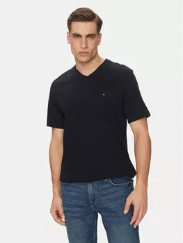 Футболка обычного кроя Essential V-Neck Tee MW0MW39249 Tommy Hilfiger, синий