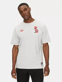 Футболка обычного кроя FC Bayern VRCT JL6112 Adidas, серый