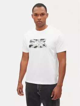 Футболка обычного кроя Flag PM509720 Pepe Jeans, белый