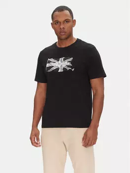 Футболка обычного кроя Flag PM509720 Pepe Jeans, черный