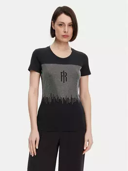 Футболка обычного кроя FP25ST3002J449N4 Fracomina, черный