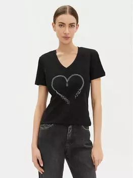 Футболка обычного кроя FP25ST3007J401N5 Fracomina, черный