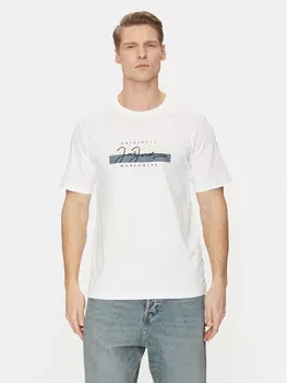 Футболка обычного кроя Frederiksberg 12278266 Jack&Jones, белый