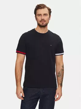 Футболка обычного кроя Global Stripe MW0MW38078 Tommy Hilfiger, синий