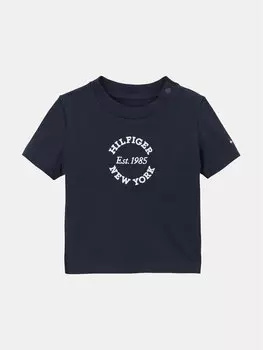 Футболка обычного кроя Graphic KN0KN01964 Tommy Hilfiger, синий
