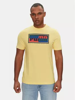 Футболка обычного кроя Graphics Box 684827 Puma, желтый