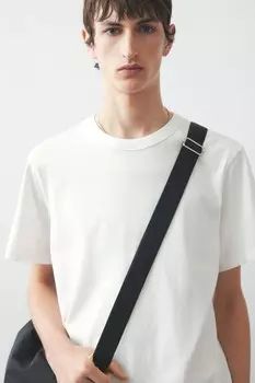 Футболка обычного кроя H&M, белый