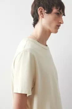 Футболка обычного кроя H&M, бежевый