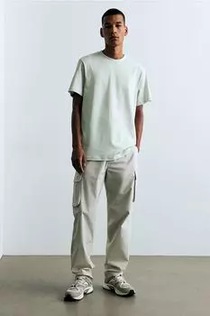 Футболка обычного кроя H&M, зеленый