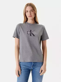 Футболка обычного кроя Hero Classic LV047B865G Calvin Klein Jeans, серый