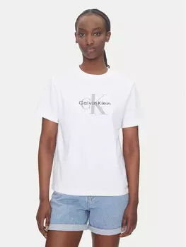 Футболка обычного кроя Hero LV047B865G Calvin Klein Jeans, белый