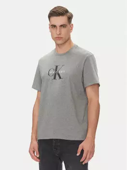 Футболка обычного кроя Hero Monologo LV04RB862G Calvin Klein Jeans, серый