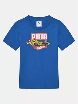 Футболка обычного кроя Hot Wheels 630069 Puma, синий