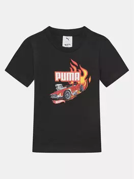 Футболка обычного кроя Hot Wheels 630069 Puma, черный