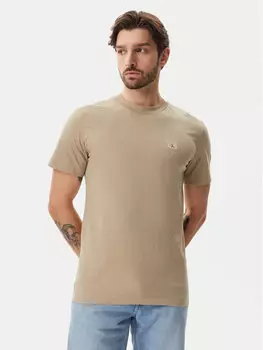 Футболка обычного кроя J30J327100 Calvin Klein Jeans, бежевый