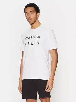 Футболка обычного кроя K10K114156 Calvin Klein, белый
