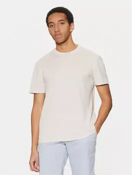 Футболка обычного кроя K10K114166 Calvin Klein, бежевый