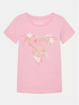 Футболка обычного кроя K5GI14K6YW4 Guess, розовый