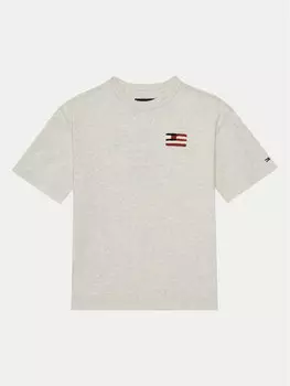 Футболка обычного кроя KB0KB09531 D Tommy Hilfiger, серый