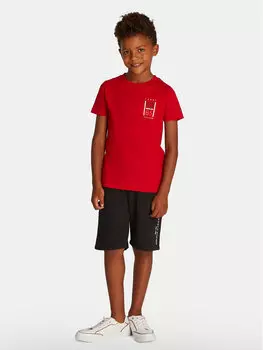 Футболка обычного кроя KB0KB09536 D Tommy Hilfiger, красный