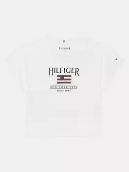 Футболка обычного кроя KG0KG08525 D Tommy Hilfiger, белый