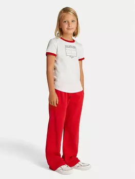 Футболка обычного кроя KG0KG08528 S Tommy Hilfiger, белый