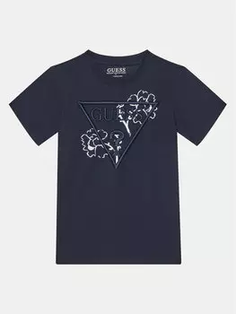 Футболка обычного кроя L5GI09 K8HM4 Guess, синий