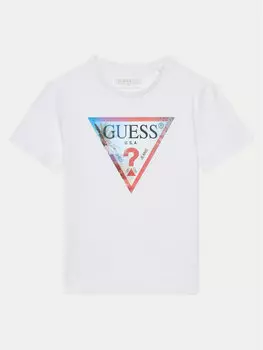 Футболка обычного кроя L5GI26 K8HM4 Guess, белый