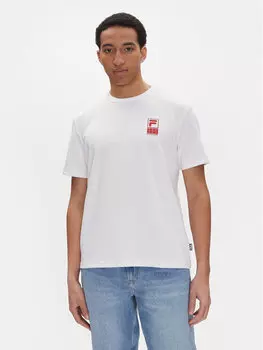 Футболка обычного кроя Lennik FAM0883 Fila, белый