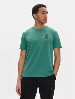 Футболка обычного кроя Lennik FAM0883 Fila, зеленый