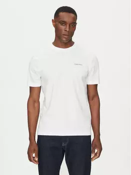 Футболка обычного кроя Linear Box Logo K10K114152 Calvin Klein, белый