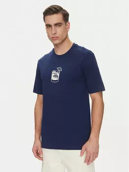 Футболка обычного кроя Lounge Drink Graphic JJ4014 Adidas, синий