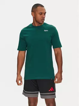 Футболка обычного кроя Lounge Still Life Bowl Graphic JJ3961 Adidas, зеленый