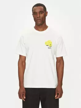 Футболка обычного кроя Lounge Still Life Lemons Graphic JJ3959 Adidas, белый