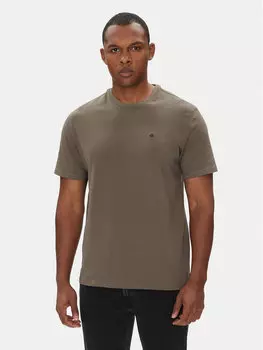 Футболка обычного кроя LV040HM265 Calvin Klein Jeans, коричневый