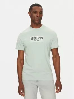 Футболка обычного кроя M5GI19 J1314 Guess, зеленый