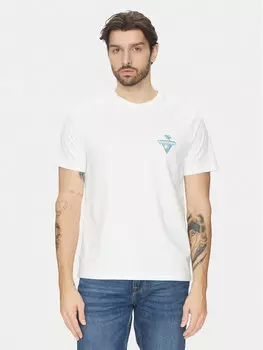 Футболка обычного кроя M5GI55 K8FQ4 Guess Jeans, белый