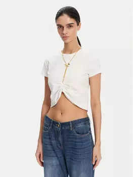 Футболка обычного кроя MA-006-51E2 Elisabetta Franchi, белый