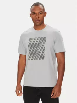 Футболка обычного кроя Macro Aop LV04RC841G Calvin Klein Jeans, серый