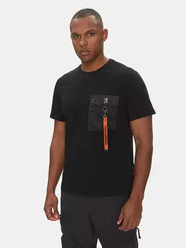 Футболка обычного кроя Mojave 25SMPMTSRE07 Parajumpers, черный