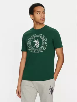 Футболка обычного кроя MUP3641 U.S. Polo Assn., зеленый