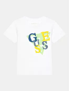 Футболка обычного кроя N5GI10 K8HM4 Guess, белый