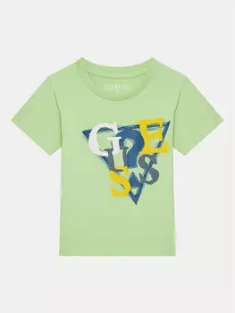 Футболка обычного кроя N5GI10 K8HM4 Guess, зеленый