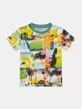 Футболка обычного кроя N5GI19 K8HM4 Guess, мультиколор