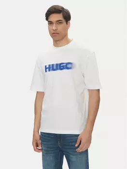 Футболка обычного кроя Nalax 50543493 Hugo, белый