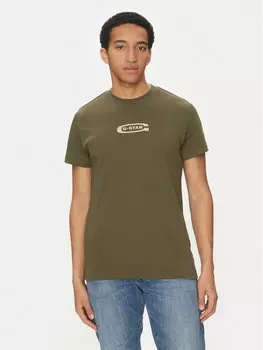 Футболка обычного кроя Old Skool D25967-C812 110 G-Star Raw, зеленый
